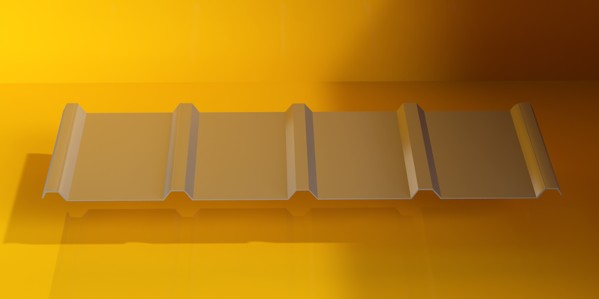 Chapa perfilada trapézio simples